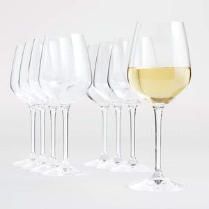 Nattie Tulip White Wine Glasses, Set of 8