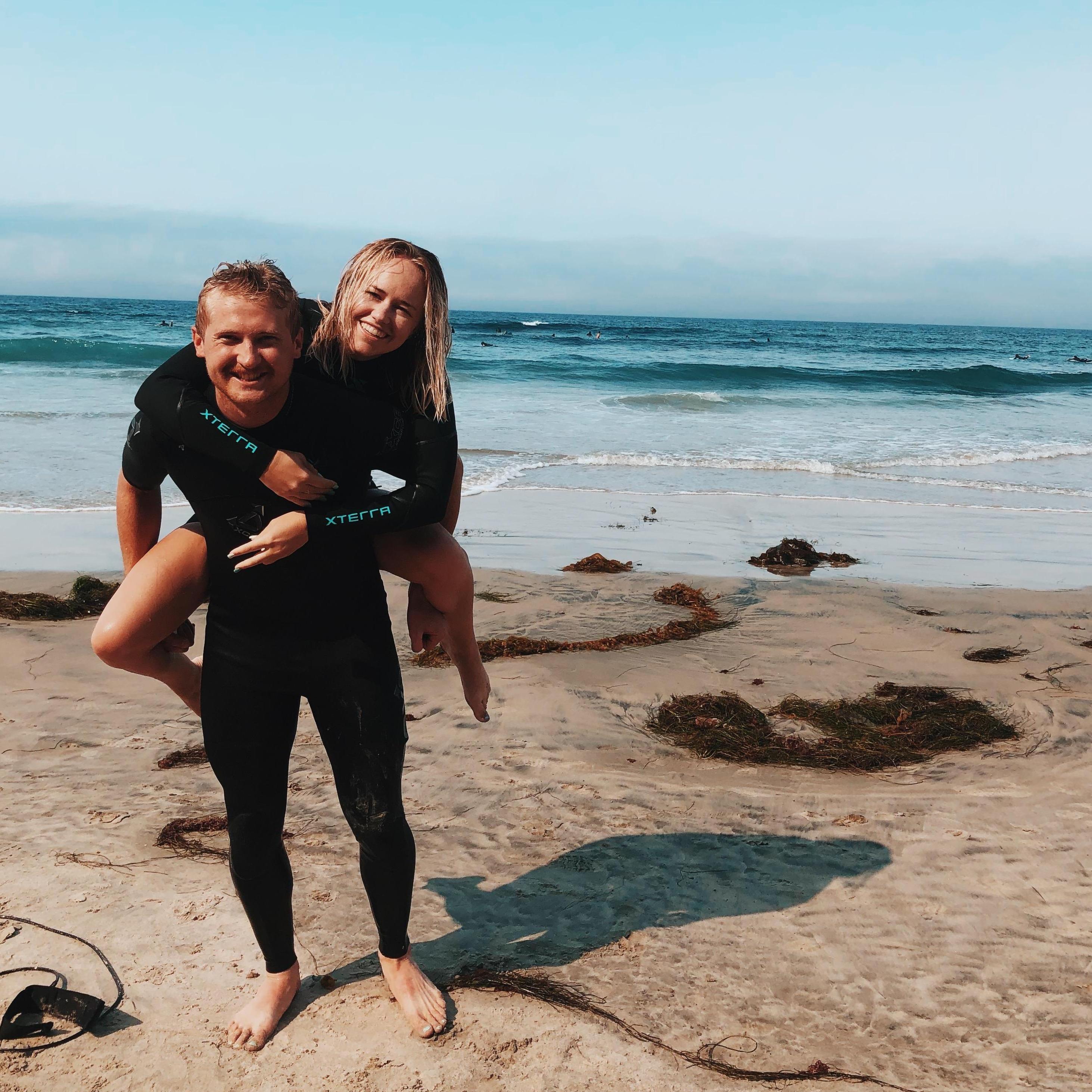 Ross and Erica enjoying a beautiful day in her hometown of San Diego.