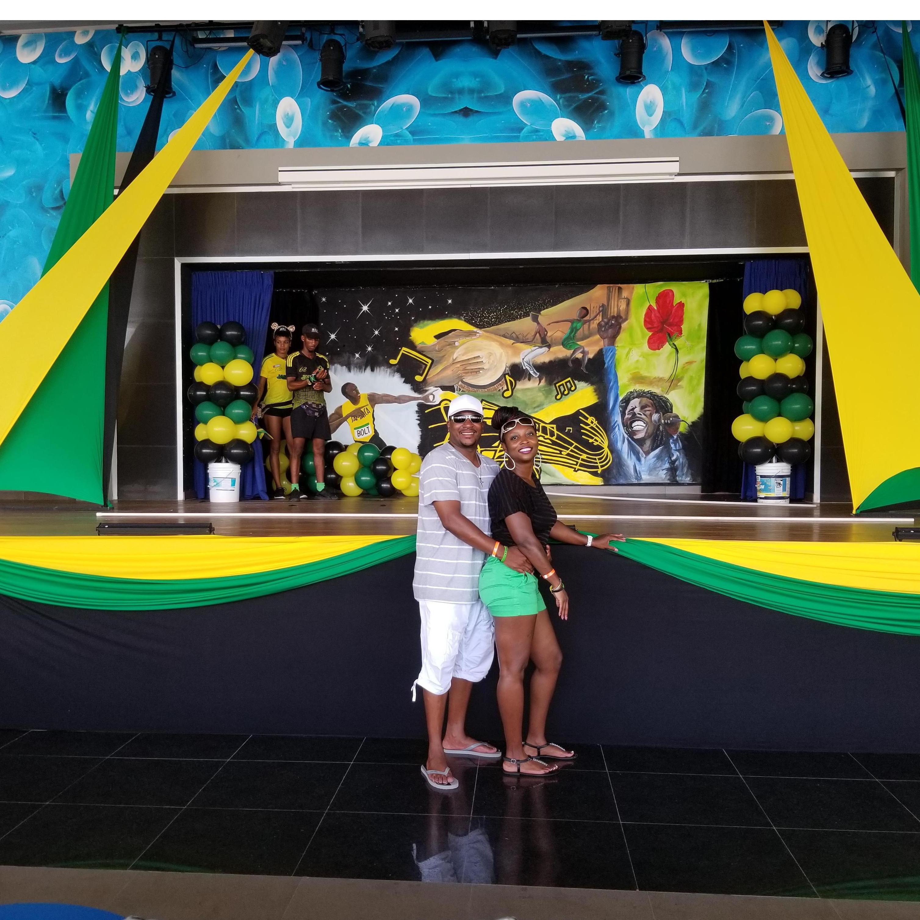 Celebrating my birthday in Jamaica.