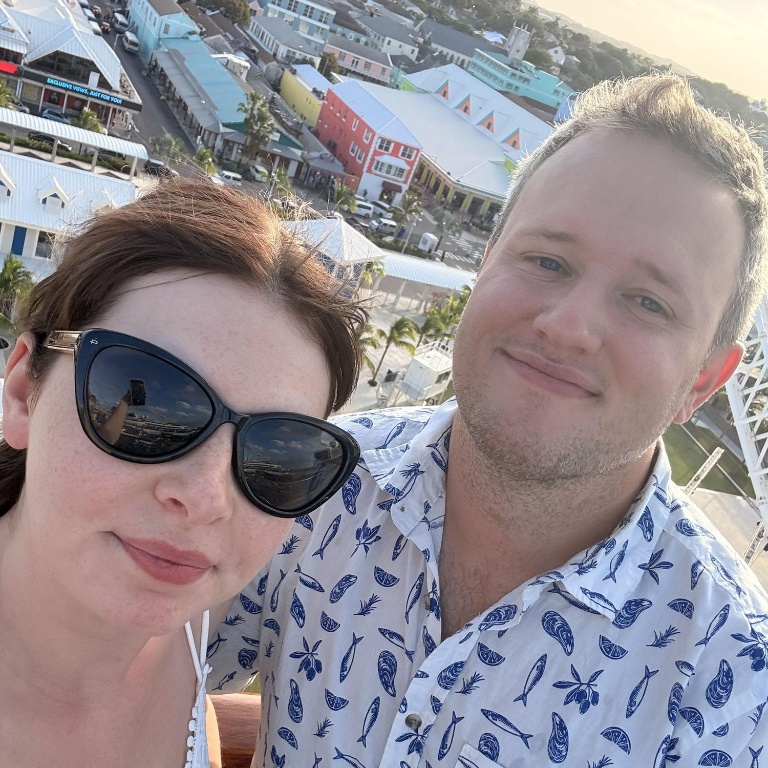 And after the perfect proposal we got to celebrate on a cruise to the Caribbean!
