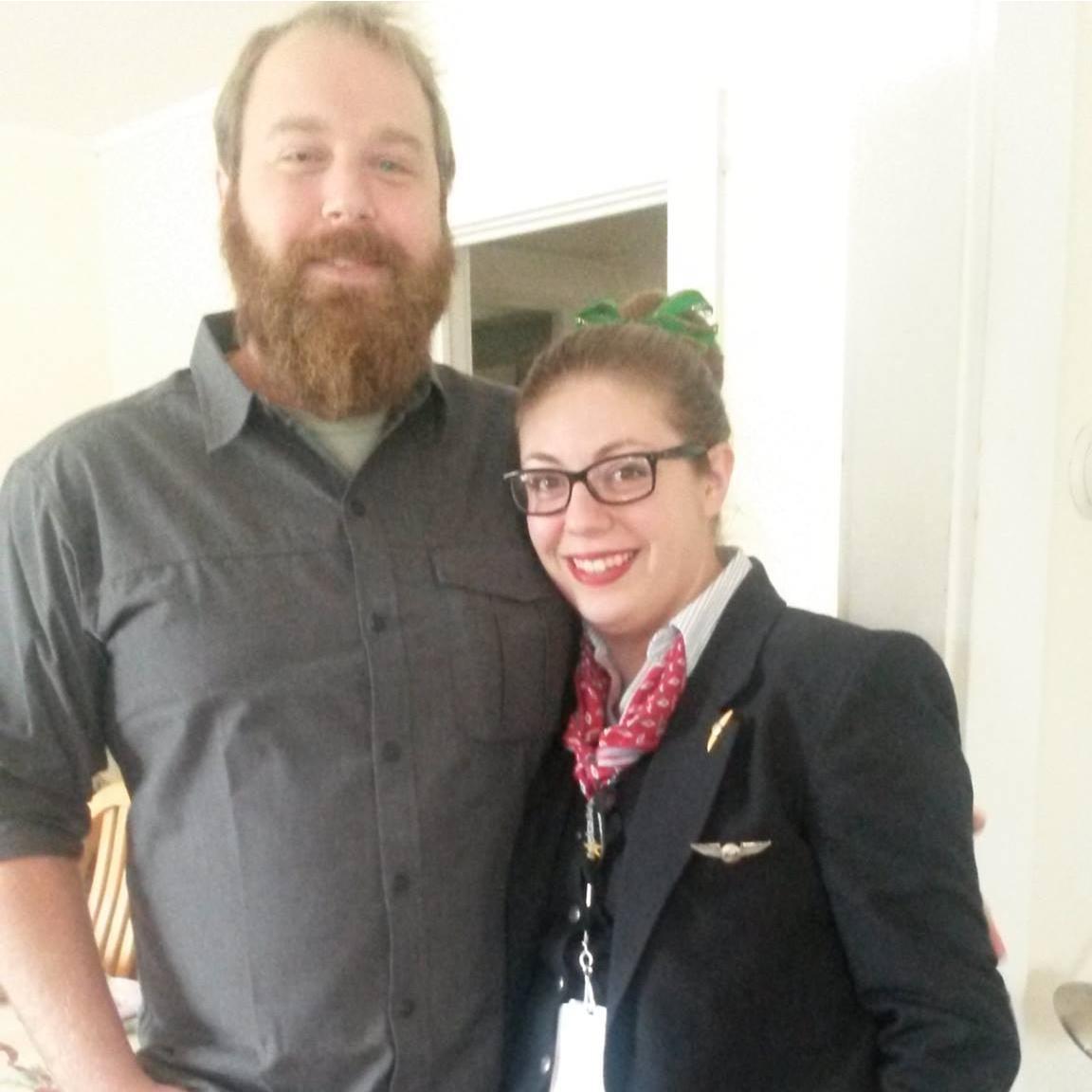 First day back from Flight Attendant training.