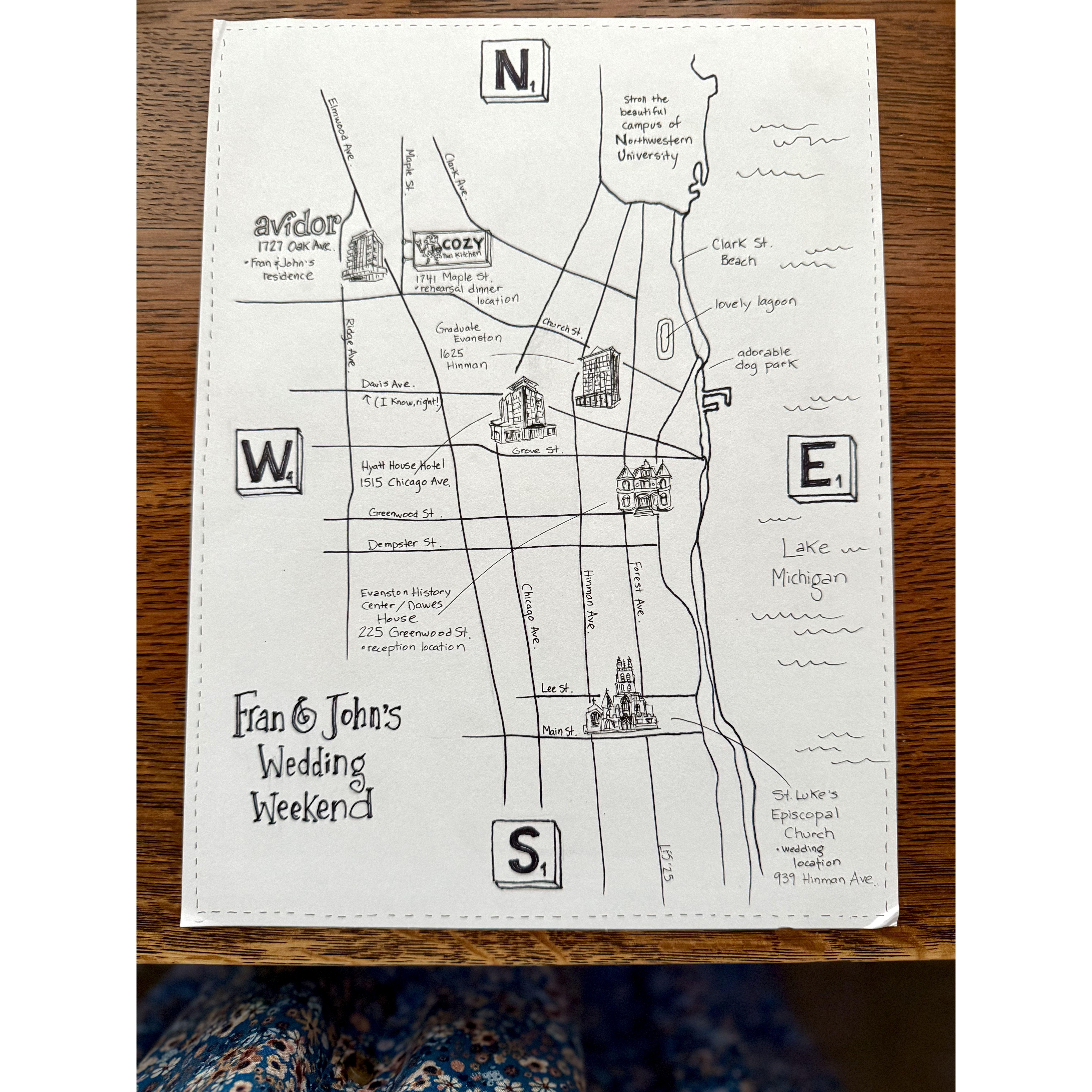 Evanston Map