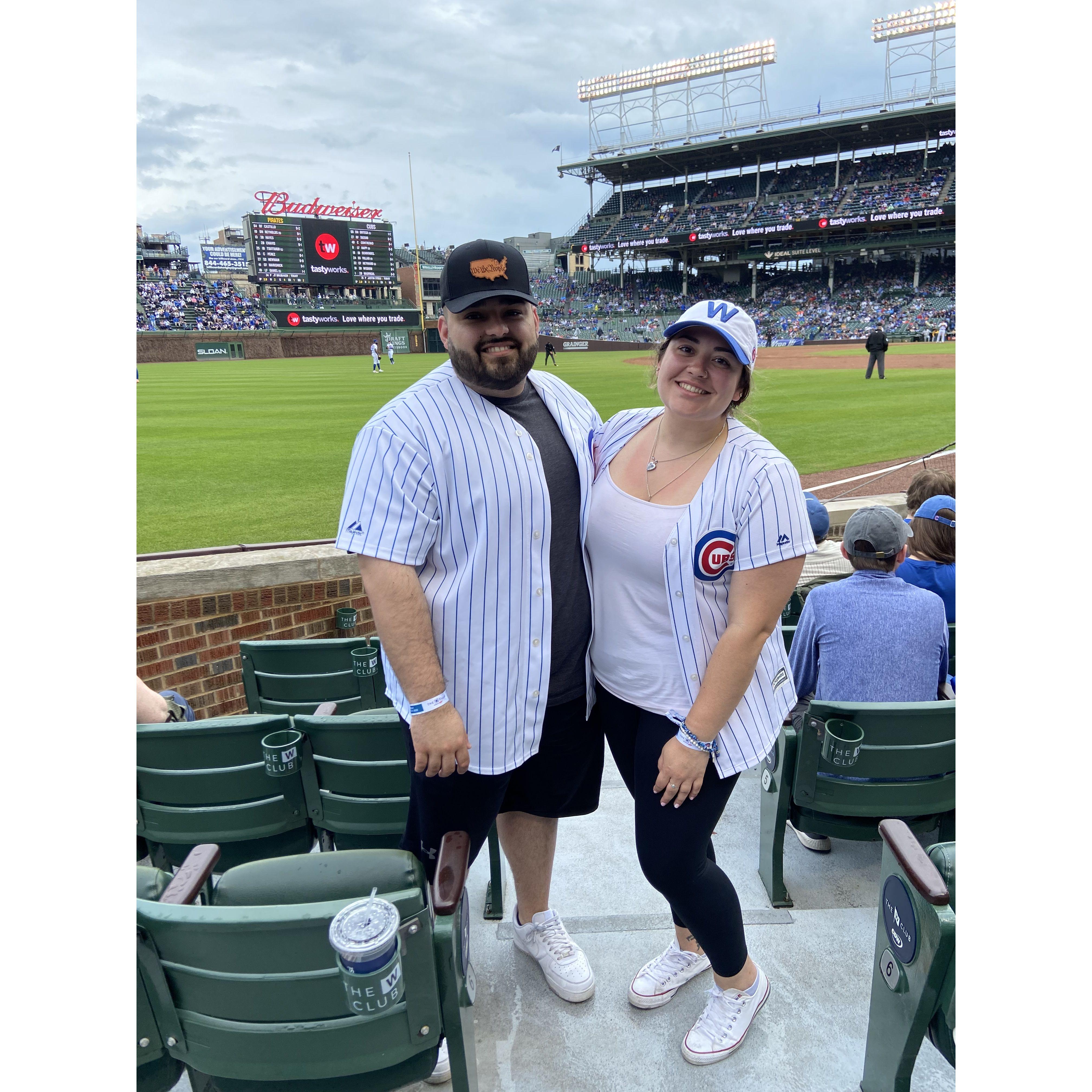 First Cubs game, April 2022