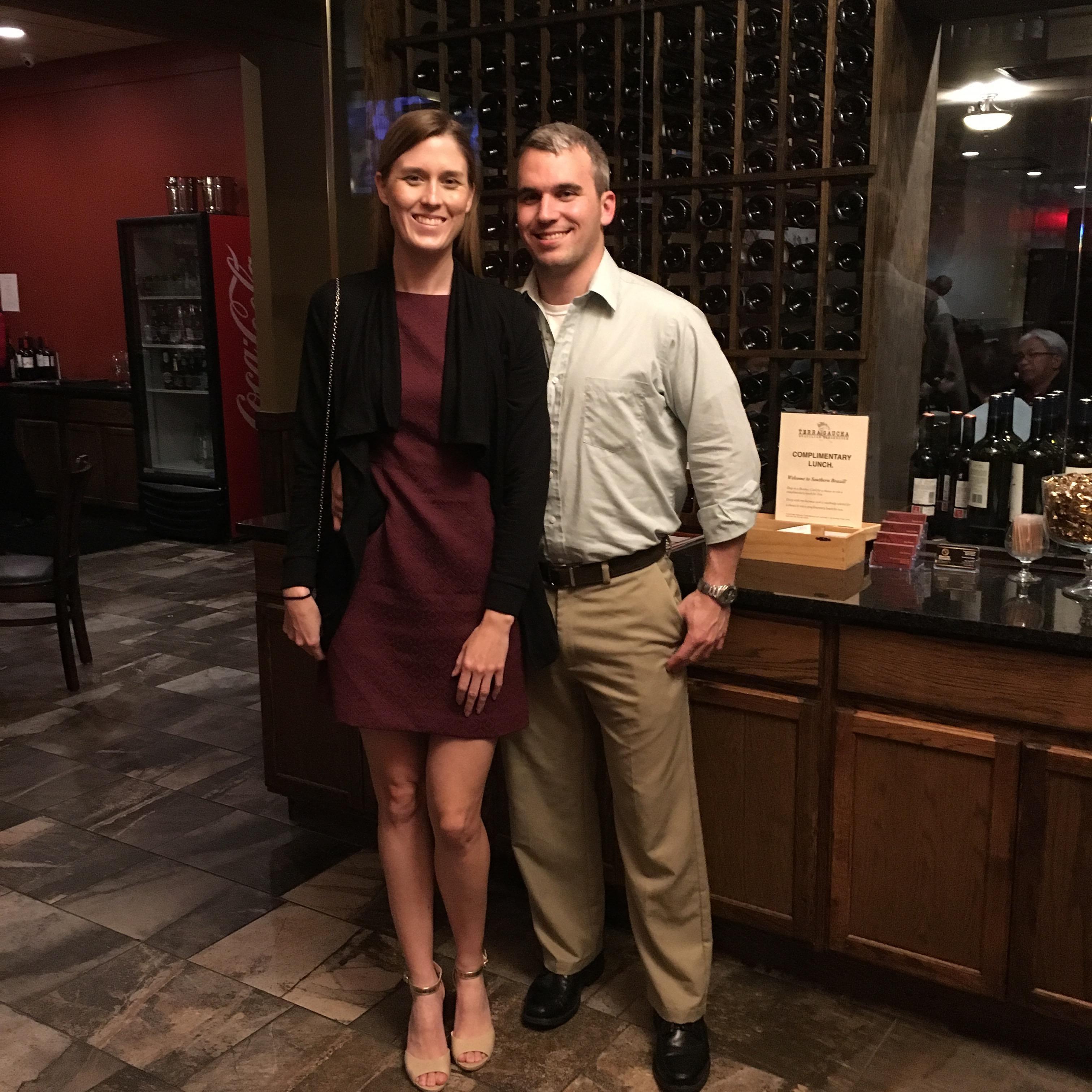Celebrating purchasing the Subaru!