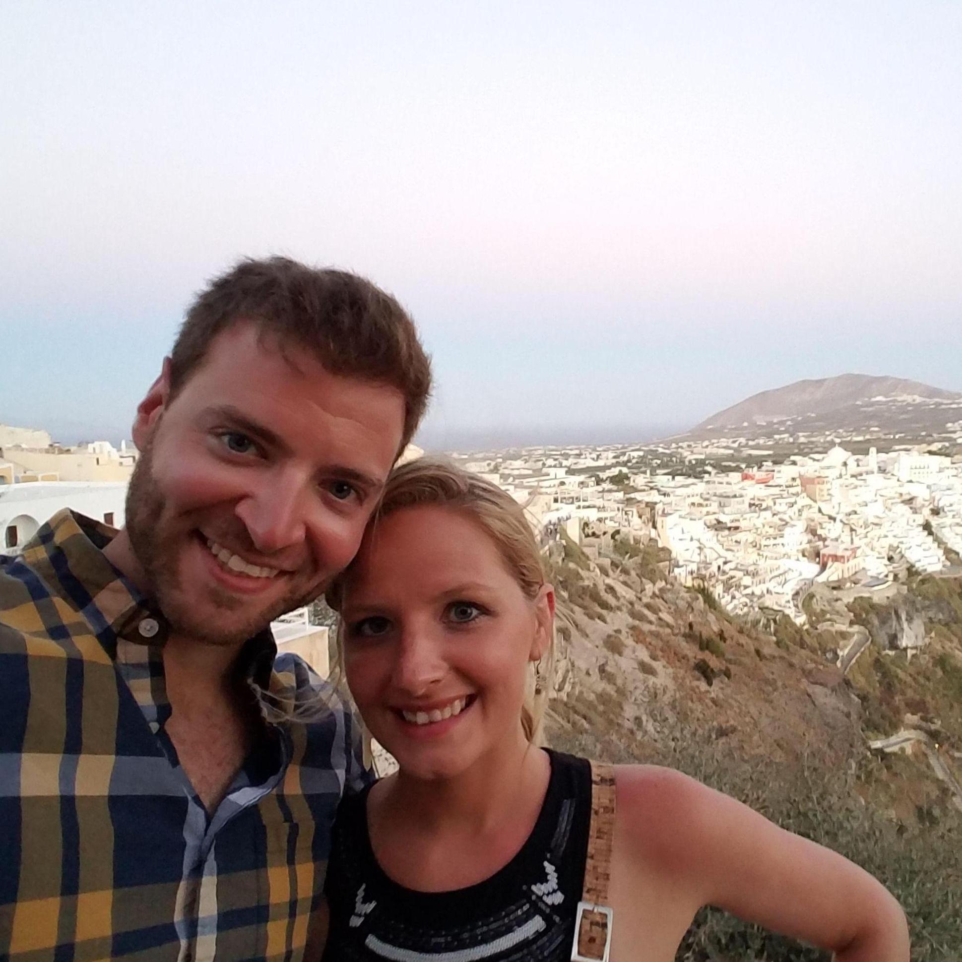 Our first trip out of the country to Greece, 2016