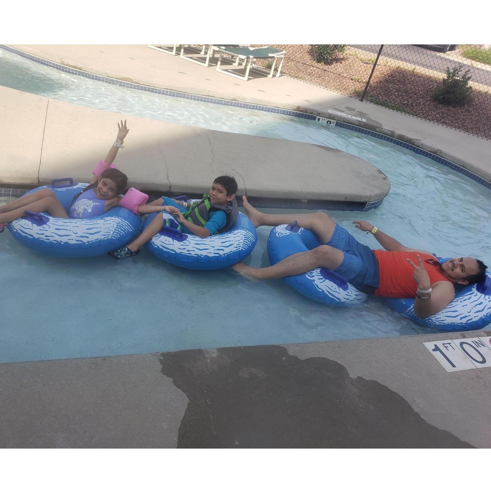 Lazy river at Wisconsin Dells