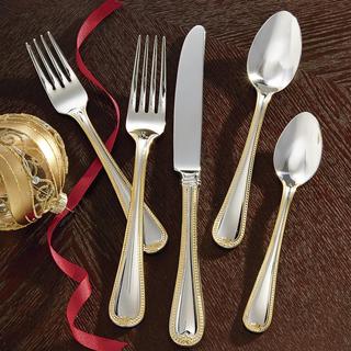 Vintage Jewel 5-Piece Flatware Set, Service for 1