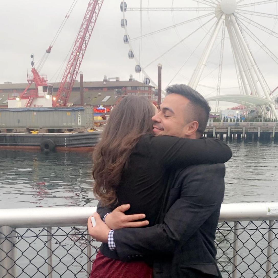 December 4th, the anniversary of our first date we got engaged!