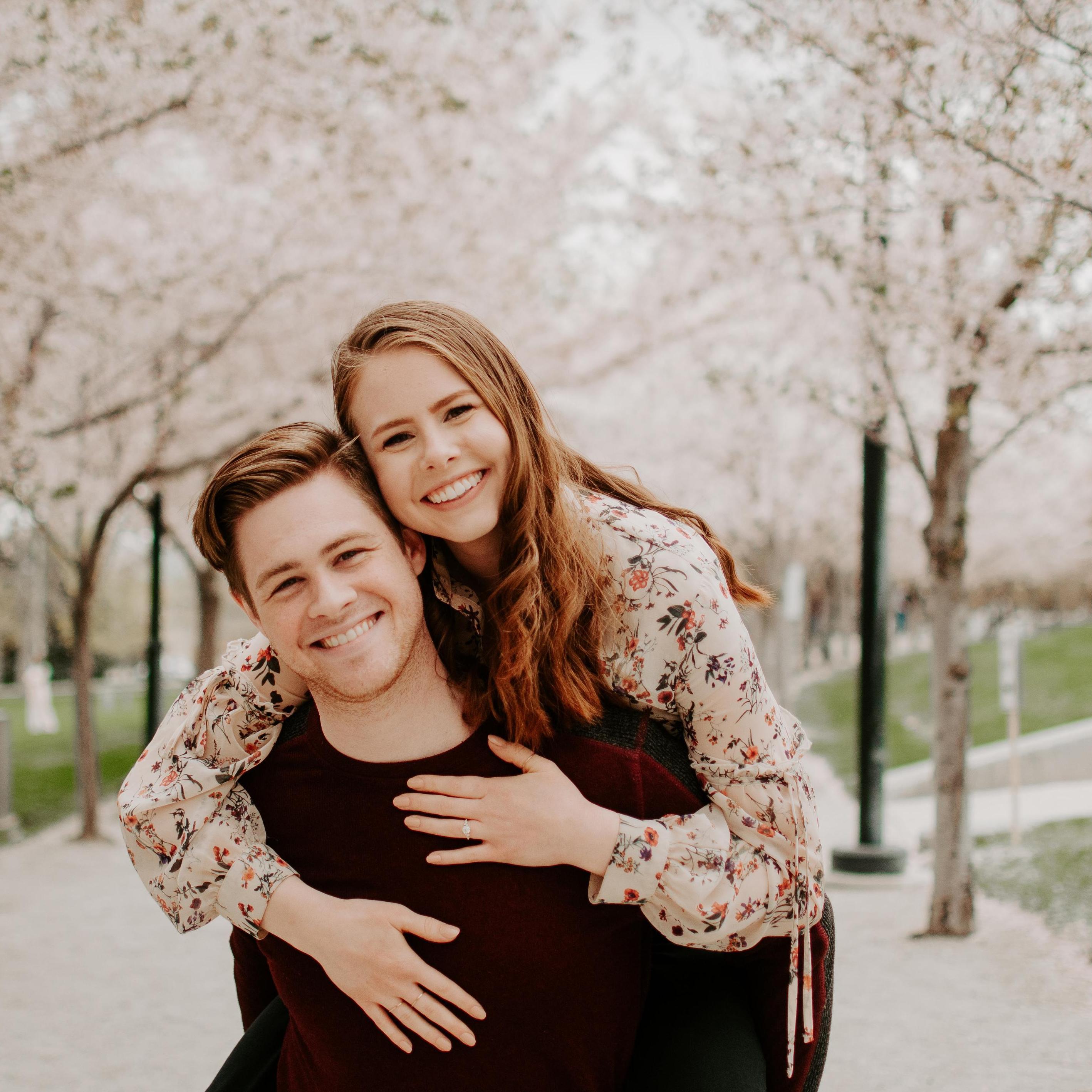 April 11, 2020 - Utah Capitol Building for engagement photos