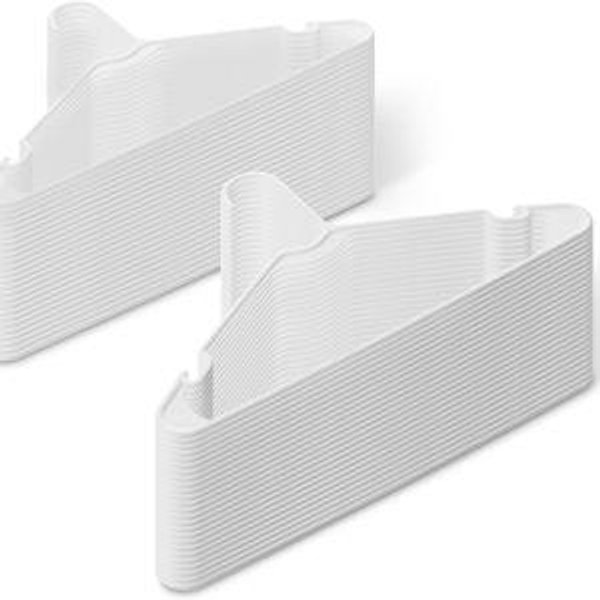 Plastic Clothes Hangers, 50-Pack