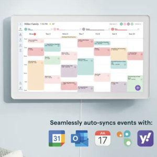 Skylight Calendar Max (Shadow Box/Charcoal) with Plus Plan | Skylight