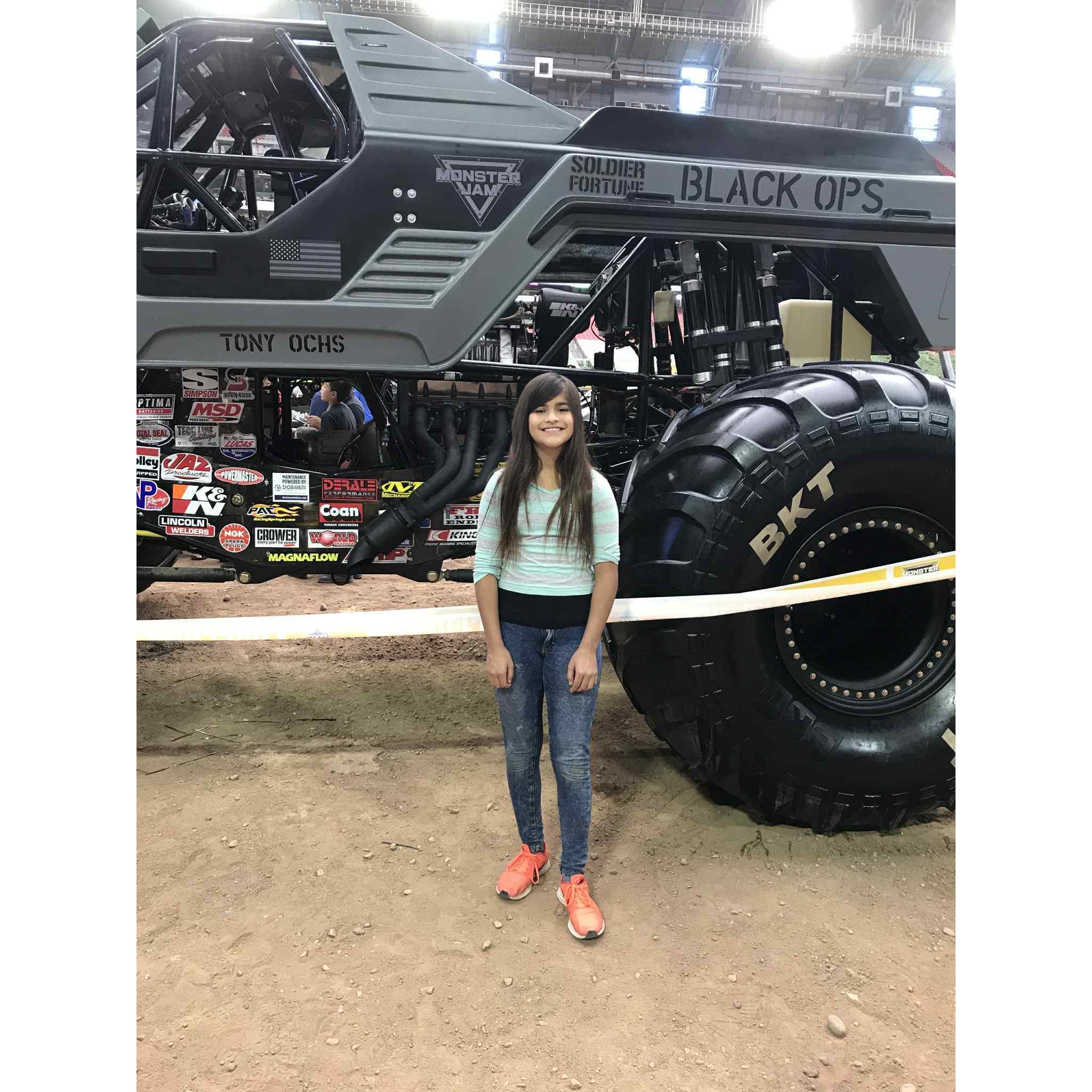 Happy Aurora at Monster Jam!