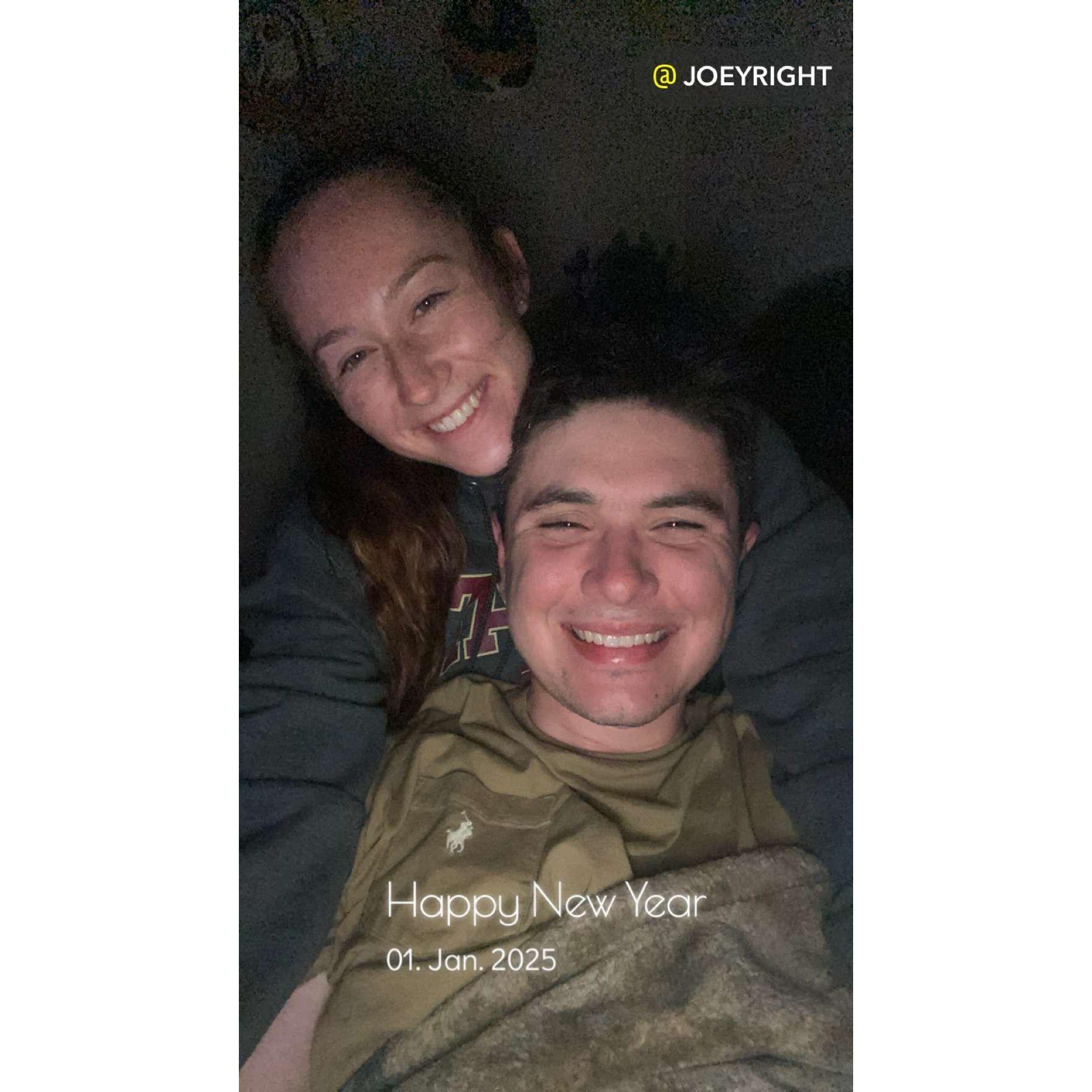 2024: Our first New Years together in 3 years.