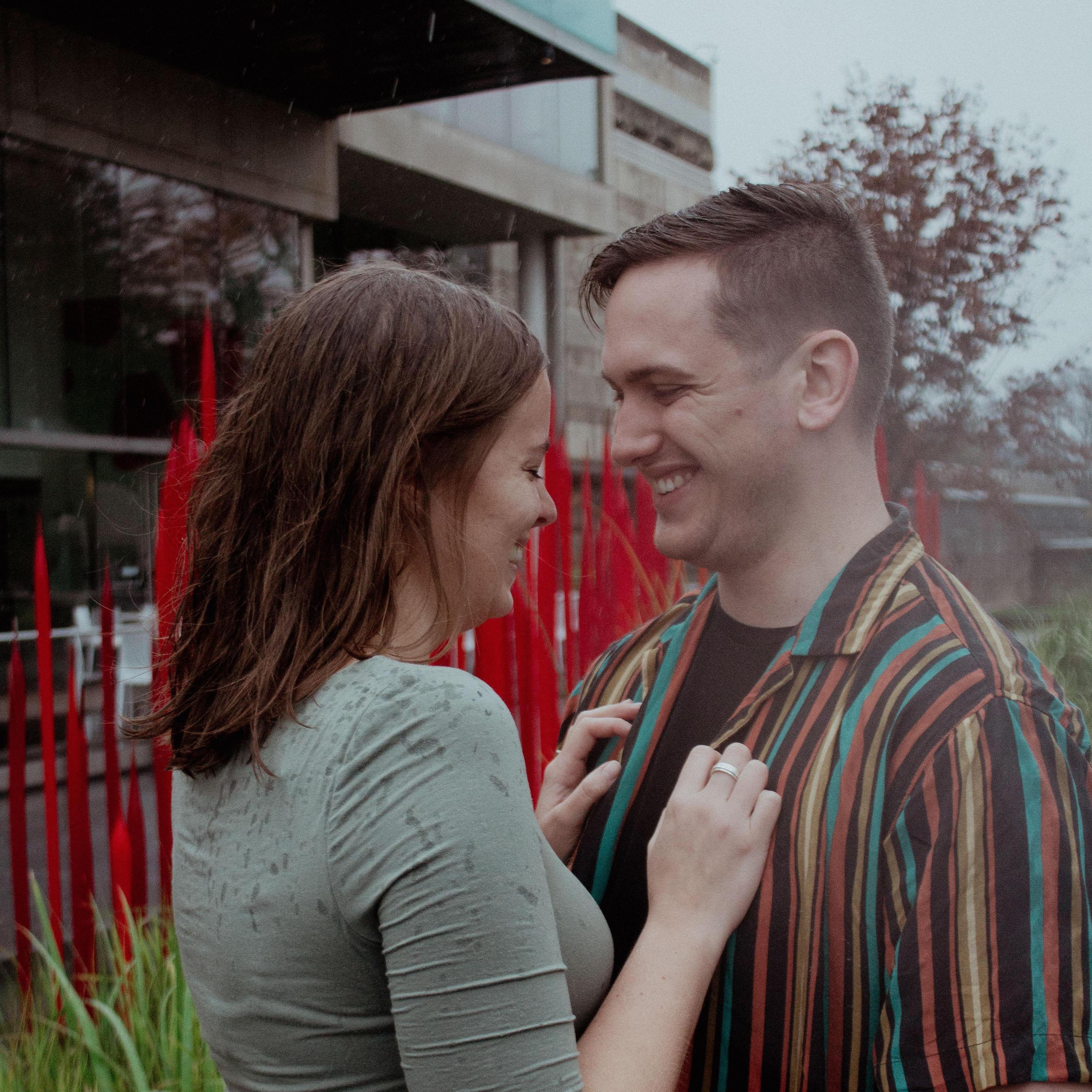 Couple's shoot at the VMFA (November 2022).