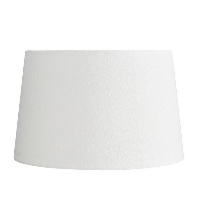 Textured Gallery Tapered Shade, Small, White