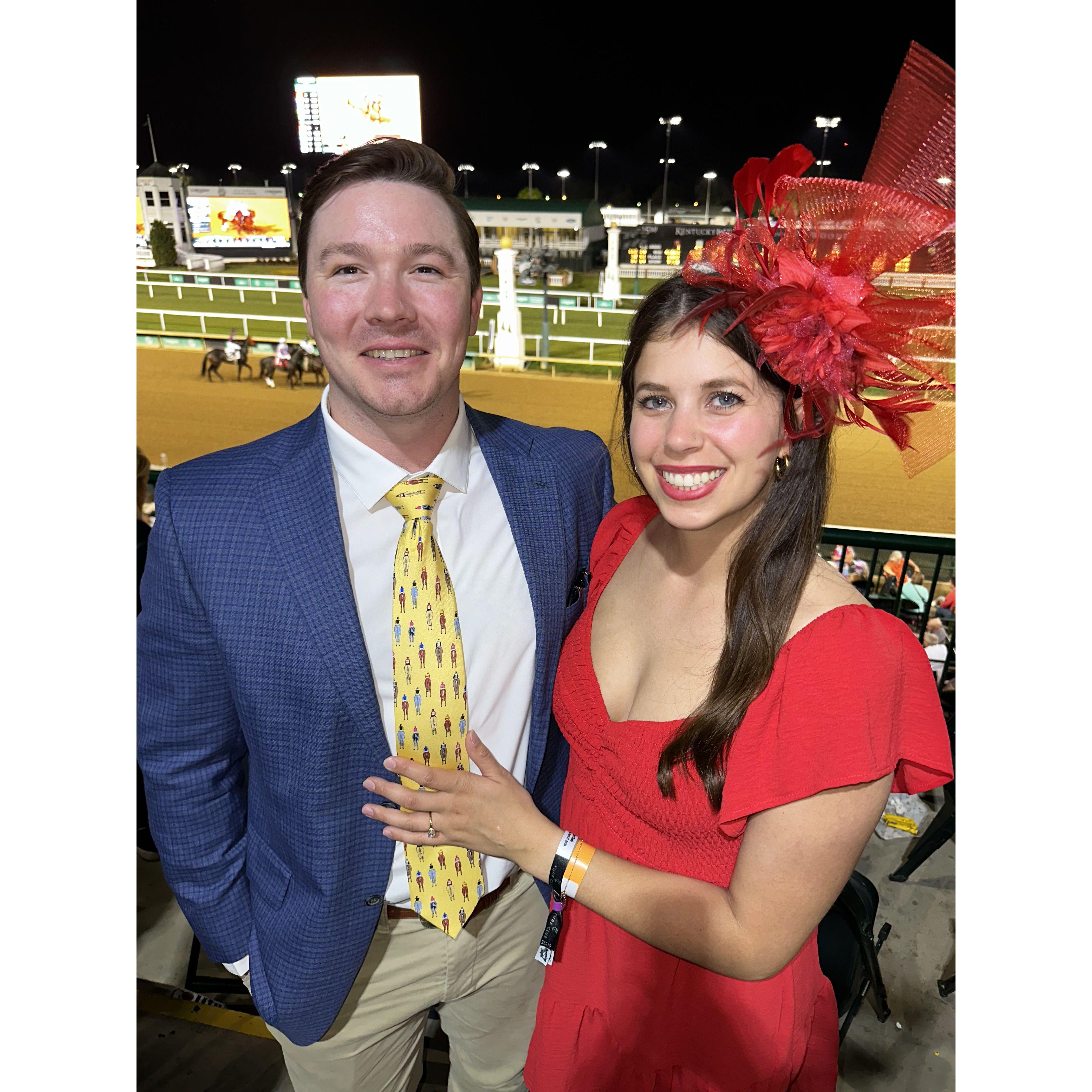 At the Derby in our new home state, Kentucky!