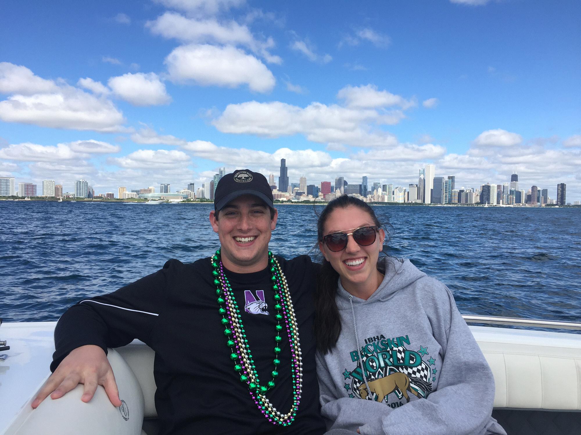 We spent the night before celebrating Jack's birthday and the waves of Lake Michigan were not our friends that day