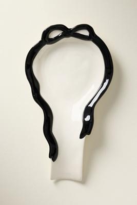 Benedita Bow Stoneware Spoon Rest