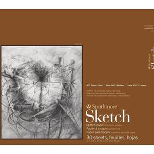 Strathmore 455-18 400 Series Sketch Pad, 18&quot;x24&quot; Wire Bound, 30 Sheets