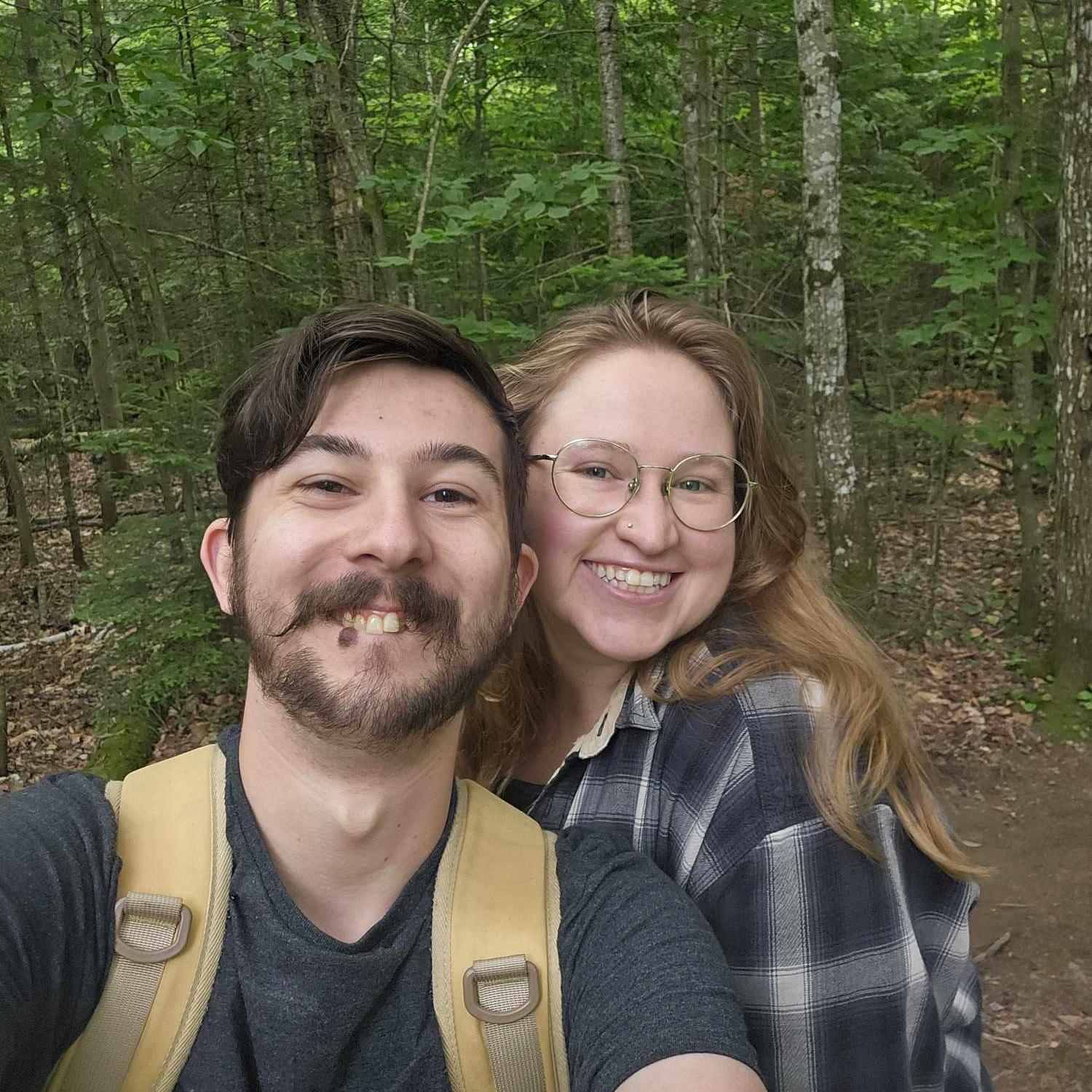 On our camping trip!