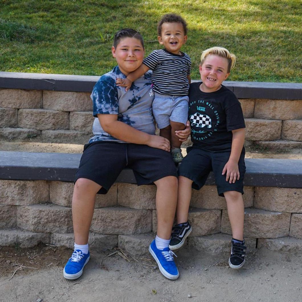Our pride and joys. Elijah, Lincoln and Memphis.