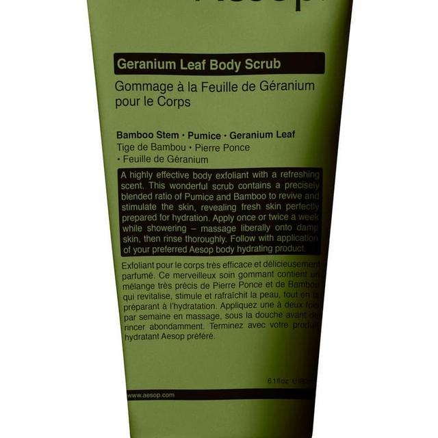 Geranium Leaf Body Scrub