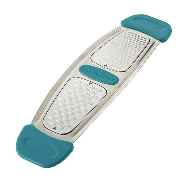 Rachael Ray 47901 Multi Stainless Steel Grater, Agave Blue