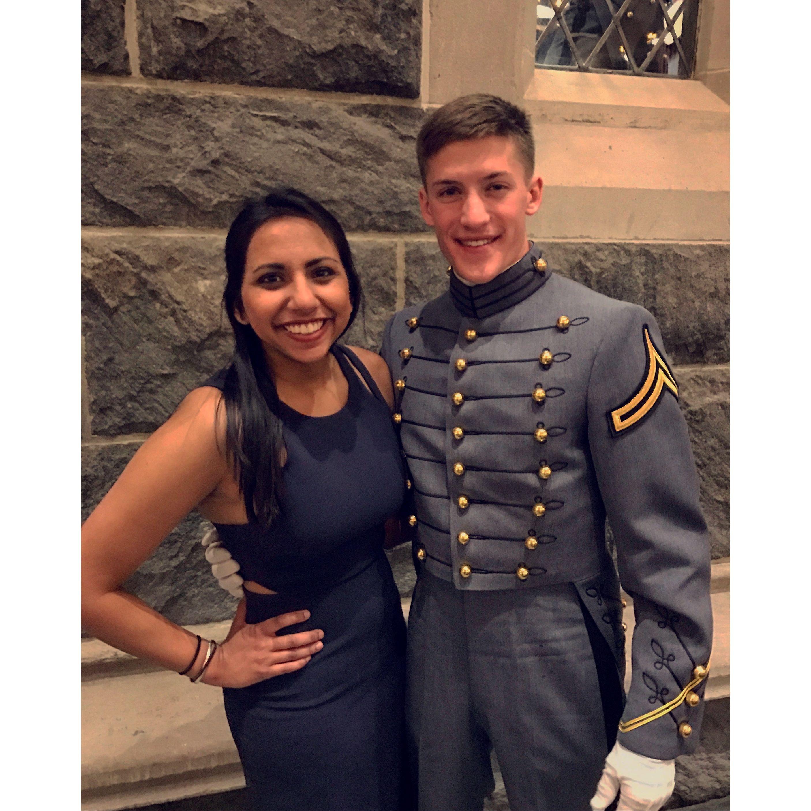 500th Night, January 17th 2017 [our first real date!]. West Point, NY.