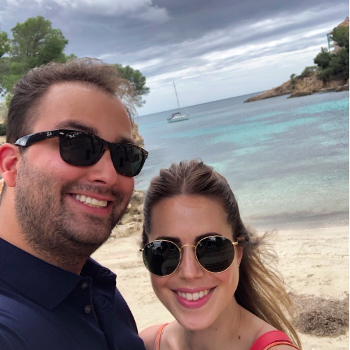 On the beach in Mallorca