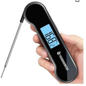 Meat Thermometer Digital, Black
