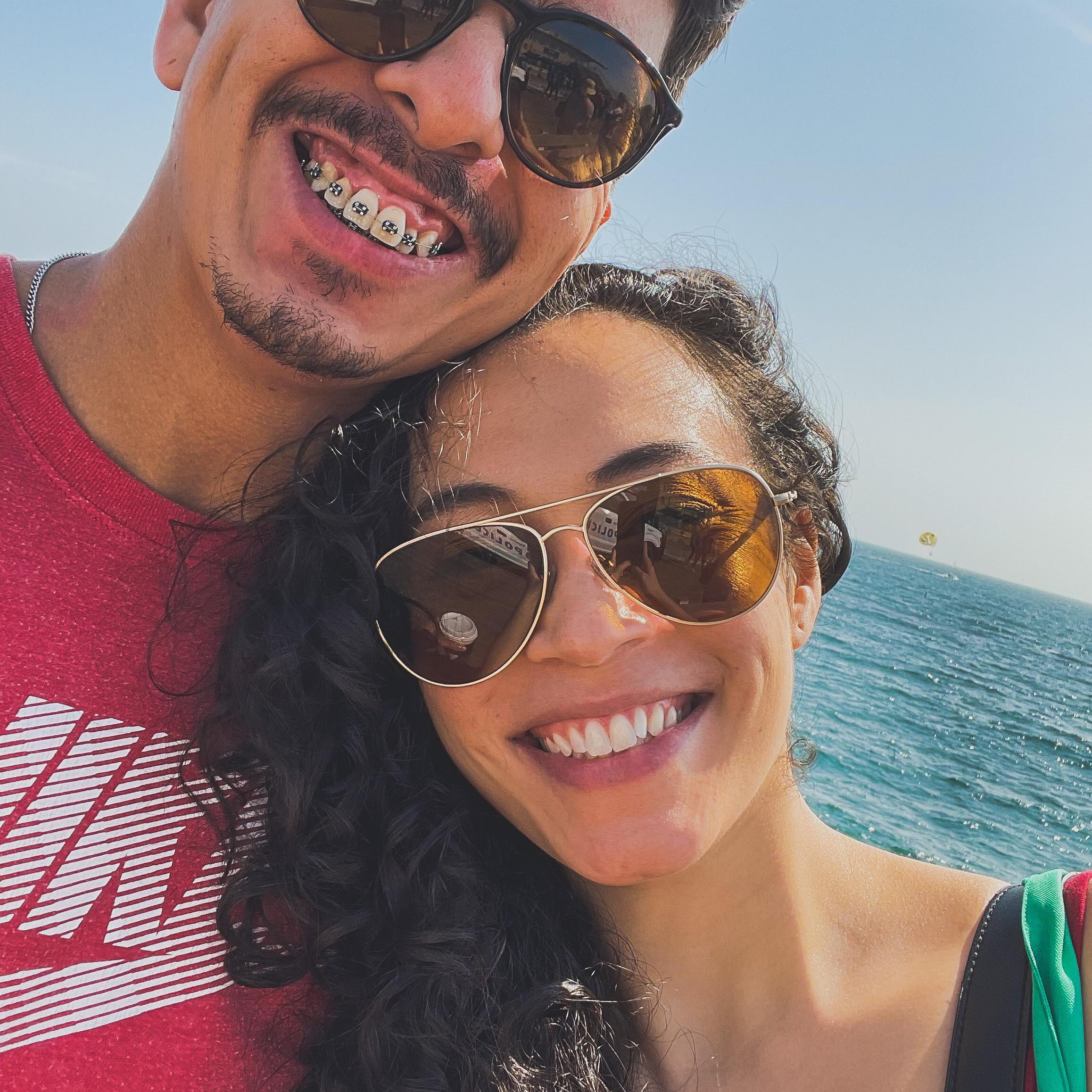 Our first LA trip! Santa Monica beach! 