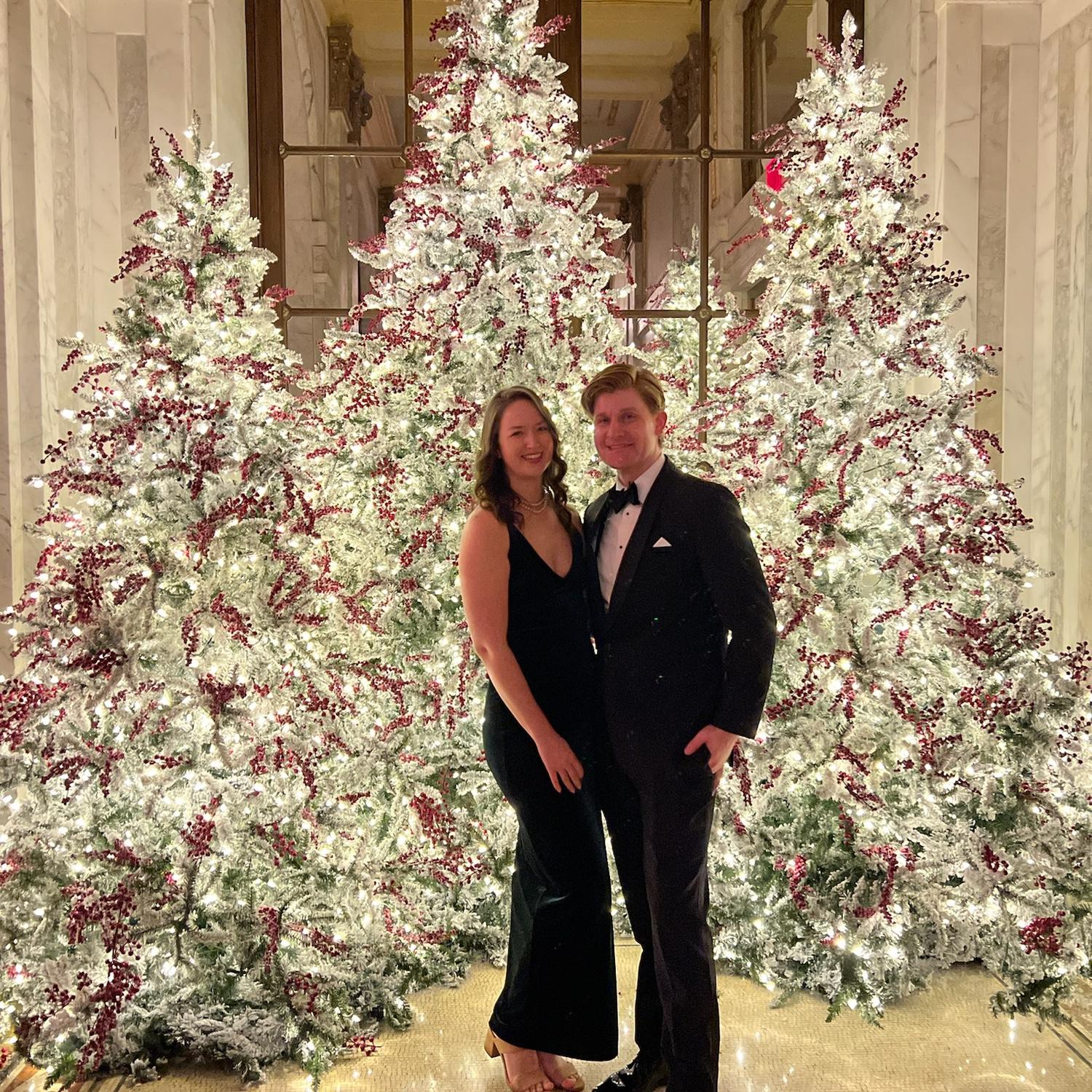 At the Plaza for Colin and Alison’s beautiful wedding! 2023