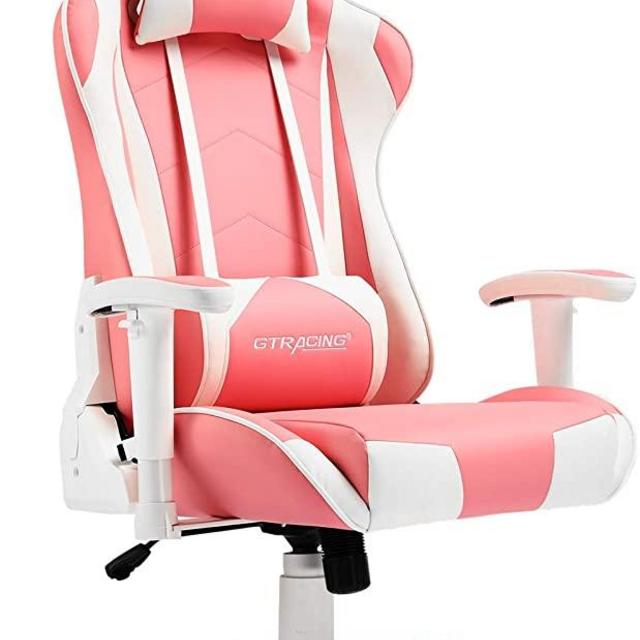 GTRACING Gaming Chair Racing Office Computer Ergonomic (Pink-N)