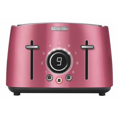 Sencor Metallic 4 Slice Toaster - Red