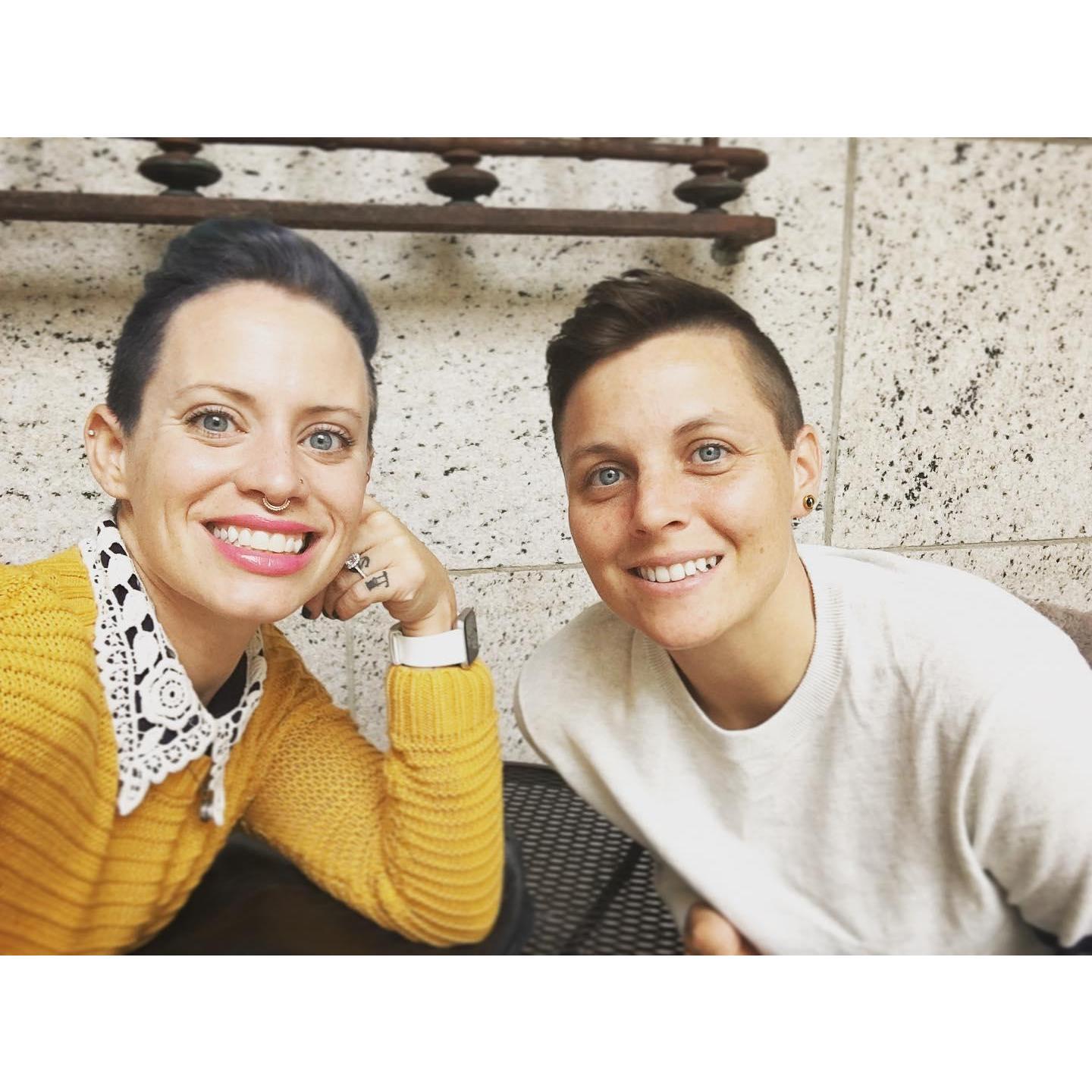 Every Monday we go on a date. This was a date to high tea at the BPL