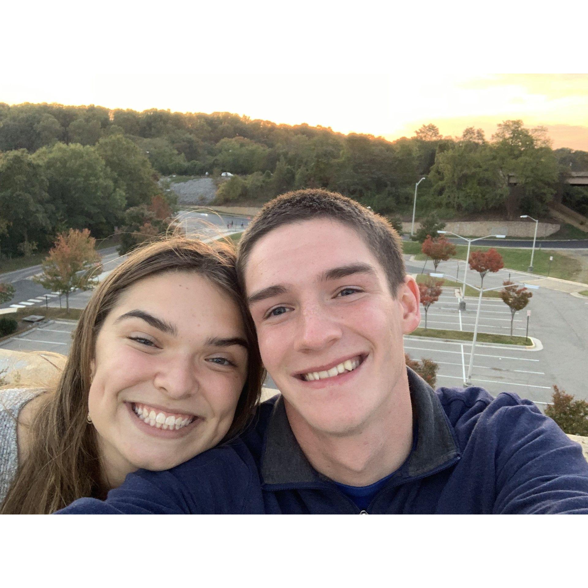 The first time we said I love you and our first kiss :)