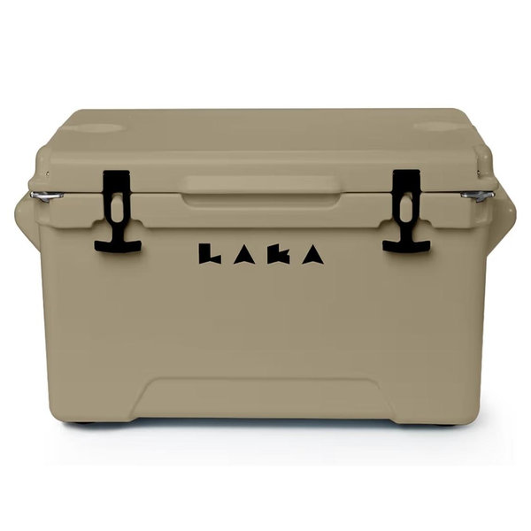 Laka Cooler – 45 Quart Rotomolded Hard Cooler, Insulated Ice Chest Holds 36 Cans/45 lb Ice, Up to 10 Days Cold, Drain Plug + Basket, Non-Slip Feet, Beach Boat Camping Tailgate