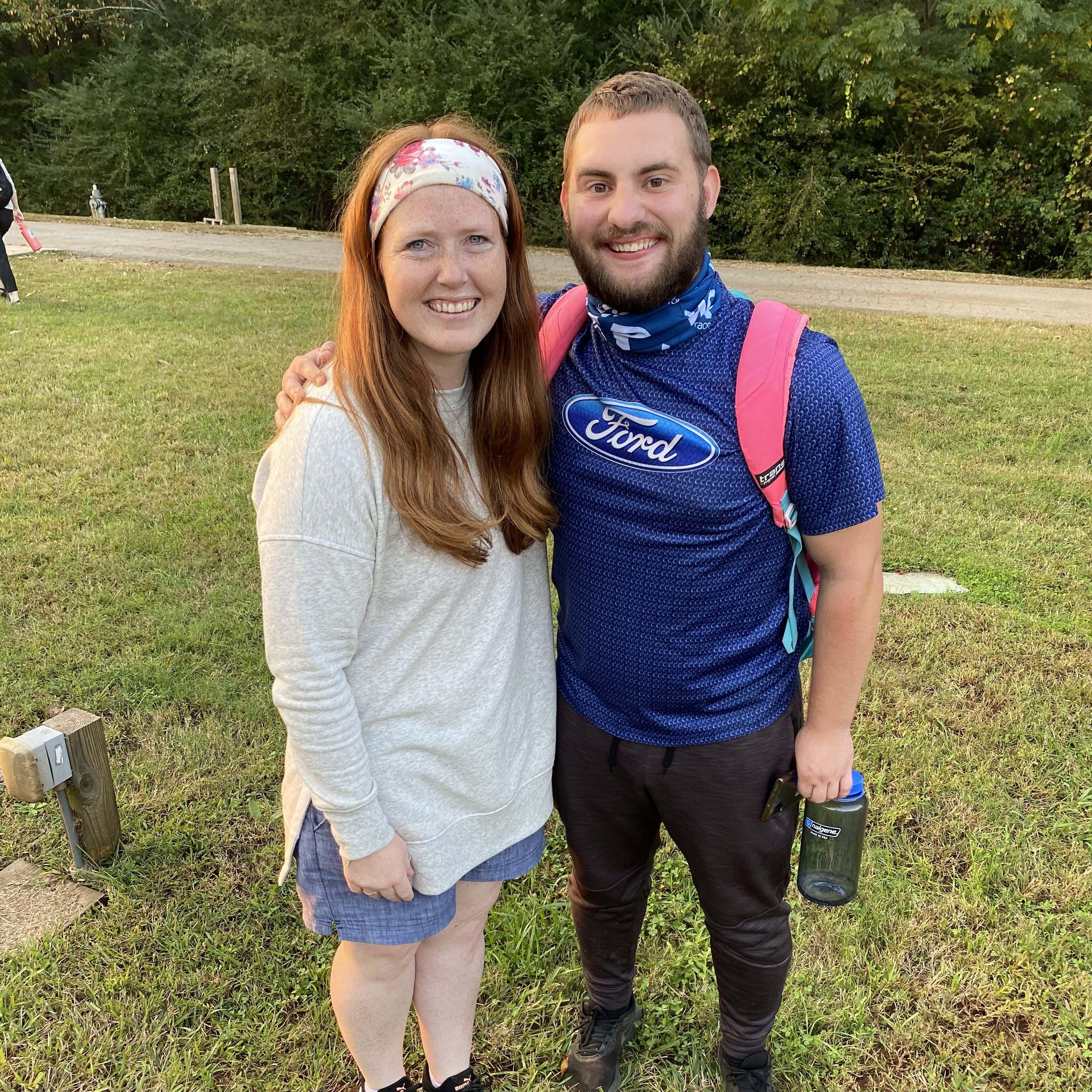 Our first picture together! This is where we met, at training camp in Georgia.