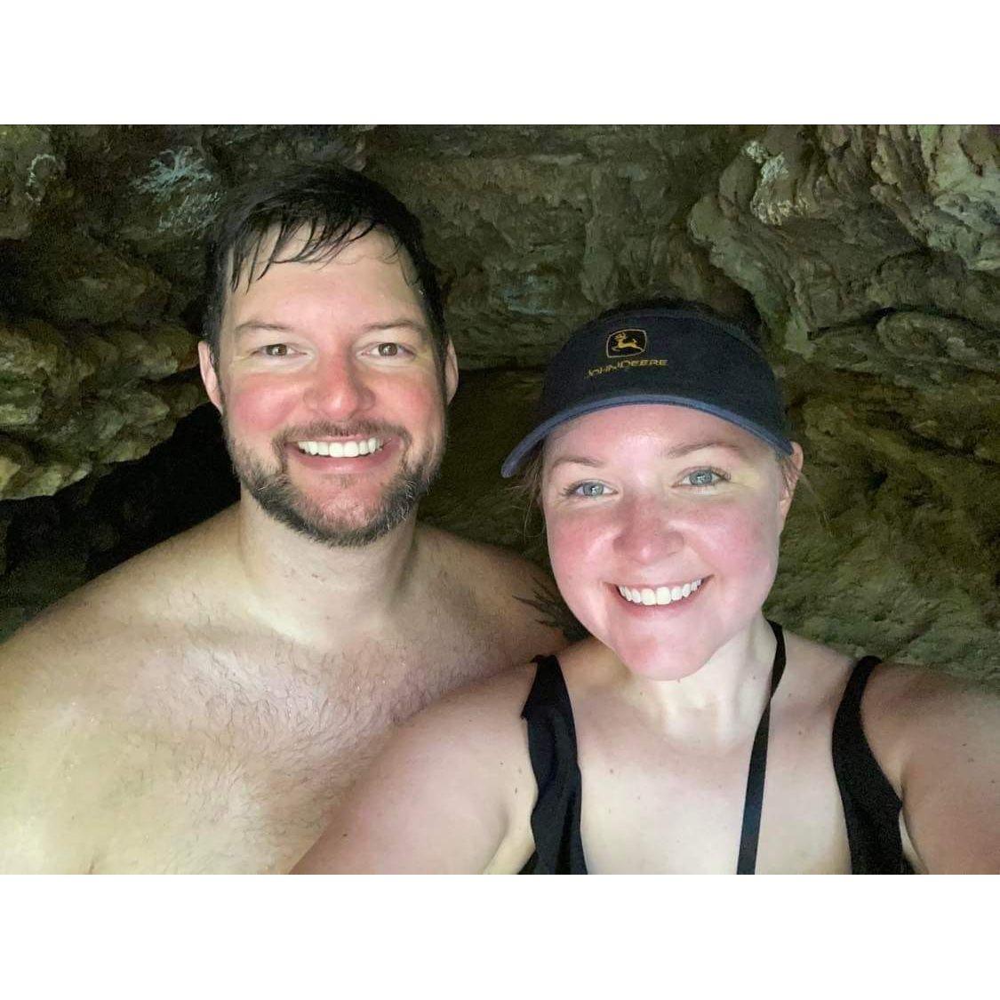 Our first picture together! Kayaking on our second date.