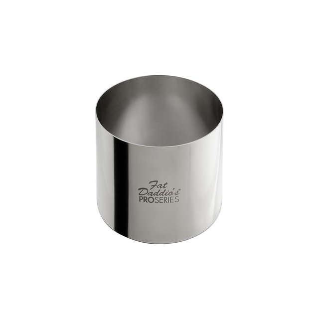Fat Daddio's Stainless Steel Round Cake & Pastry Ring, 2 x 2 Inch