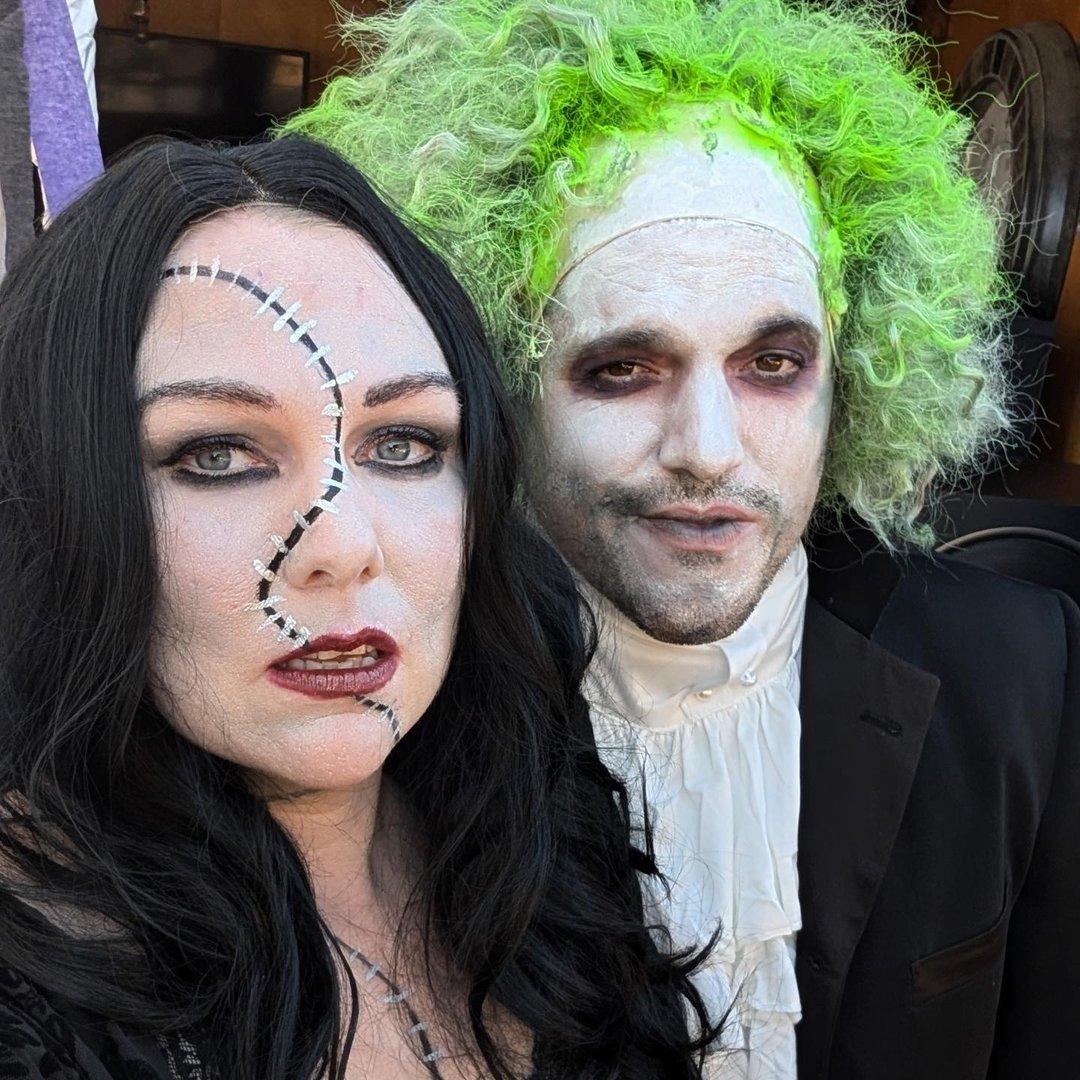 Halloween 2024 - Beetlejuice and his bride!