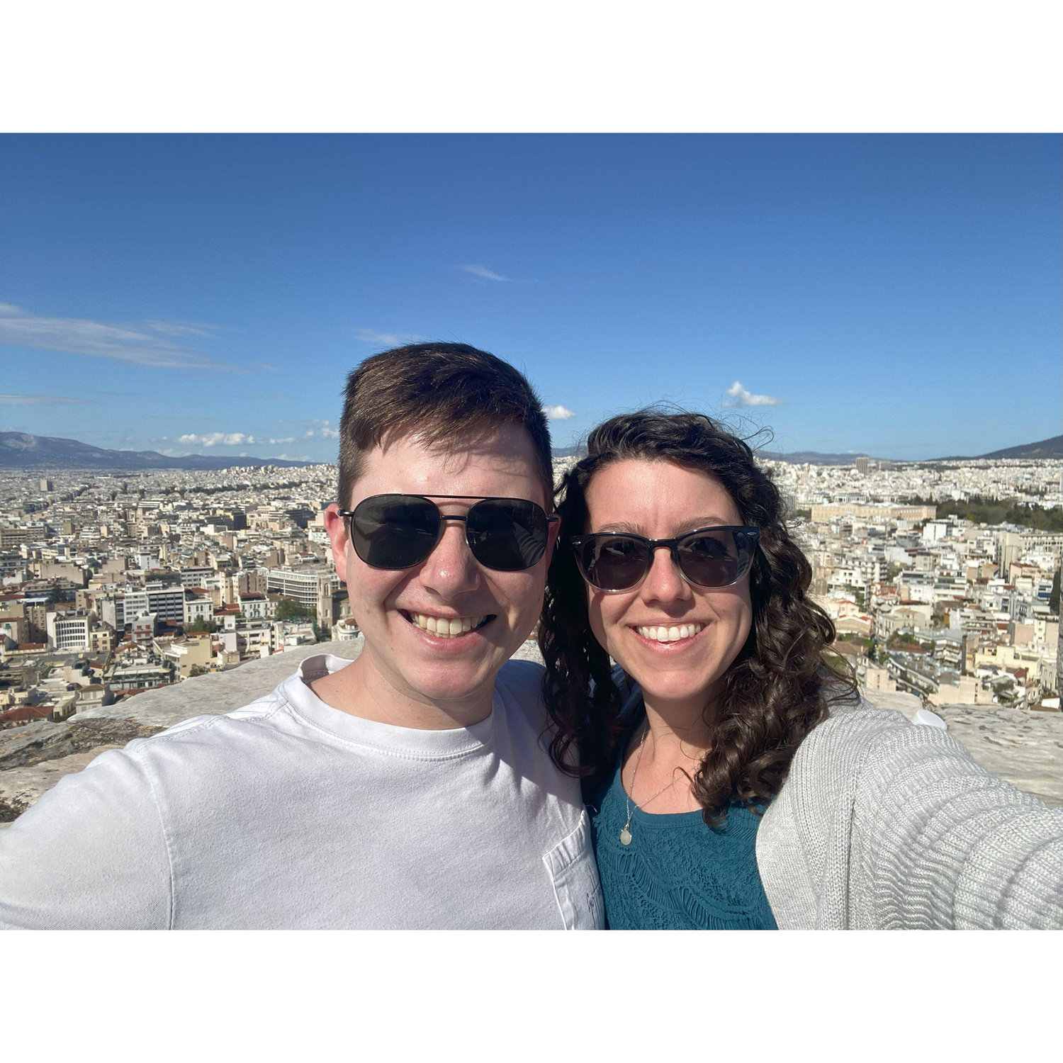 overlooking Athens