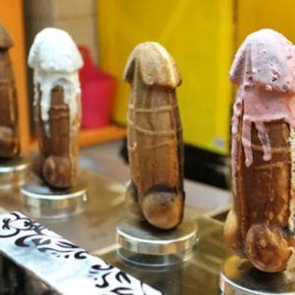 Bizzare Foods: make Ken eat Penis-Shaped Waffles