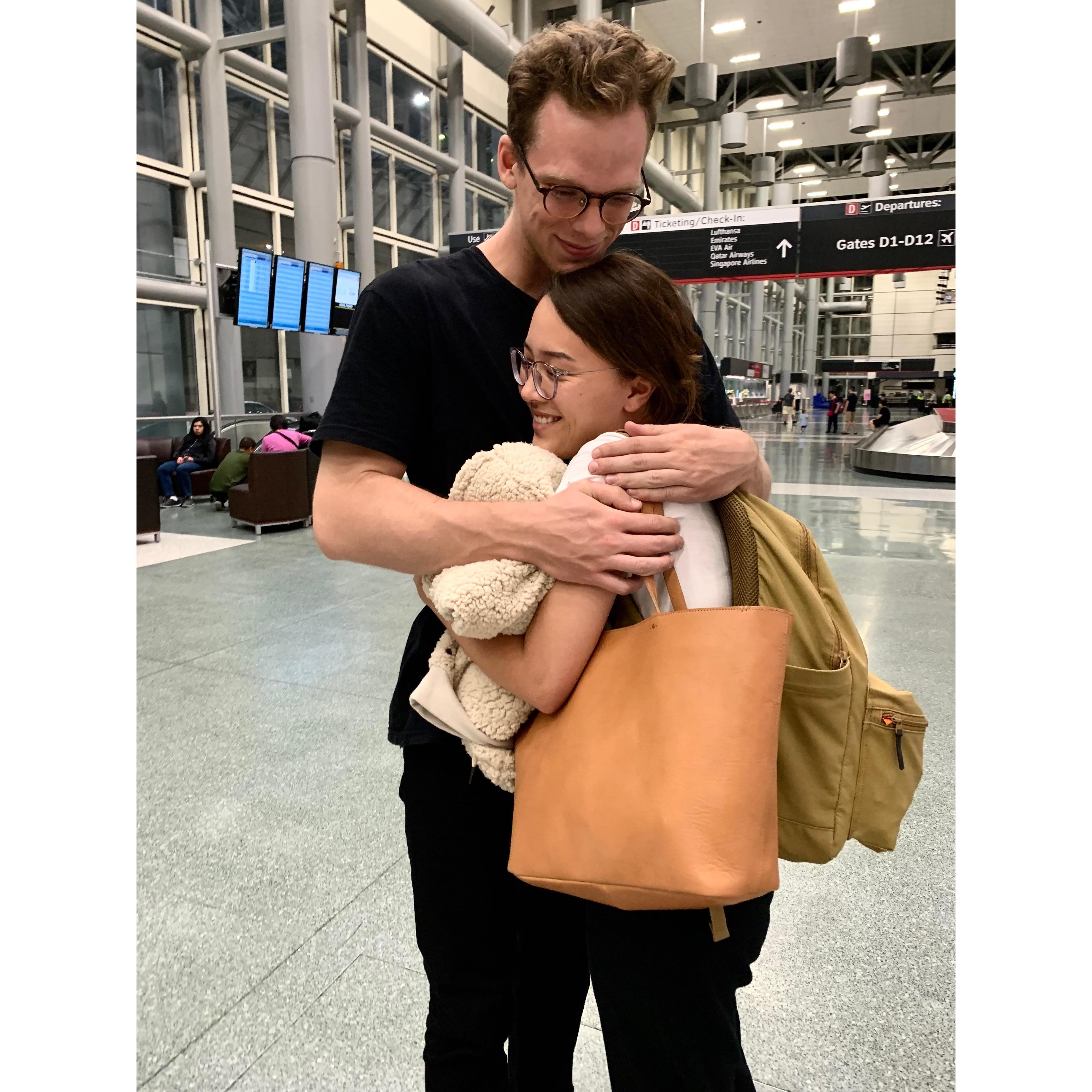 Saying goodbye was always so hard.