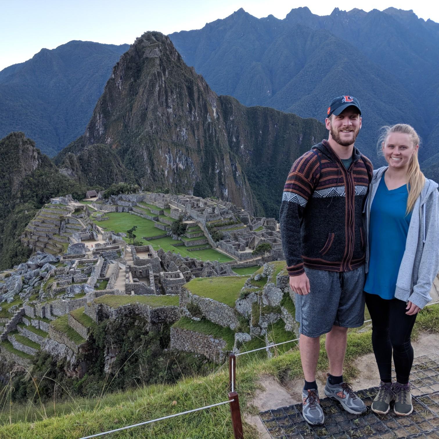 At Machu Picchu in 2018