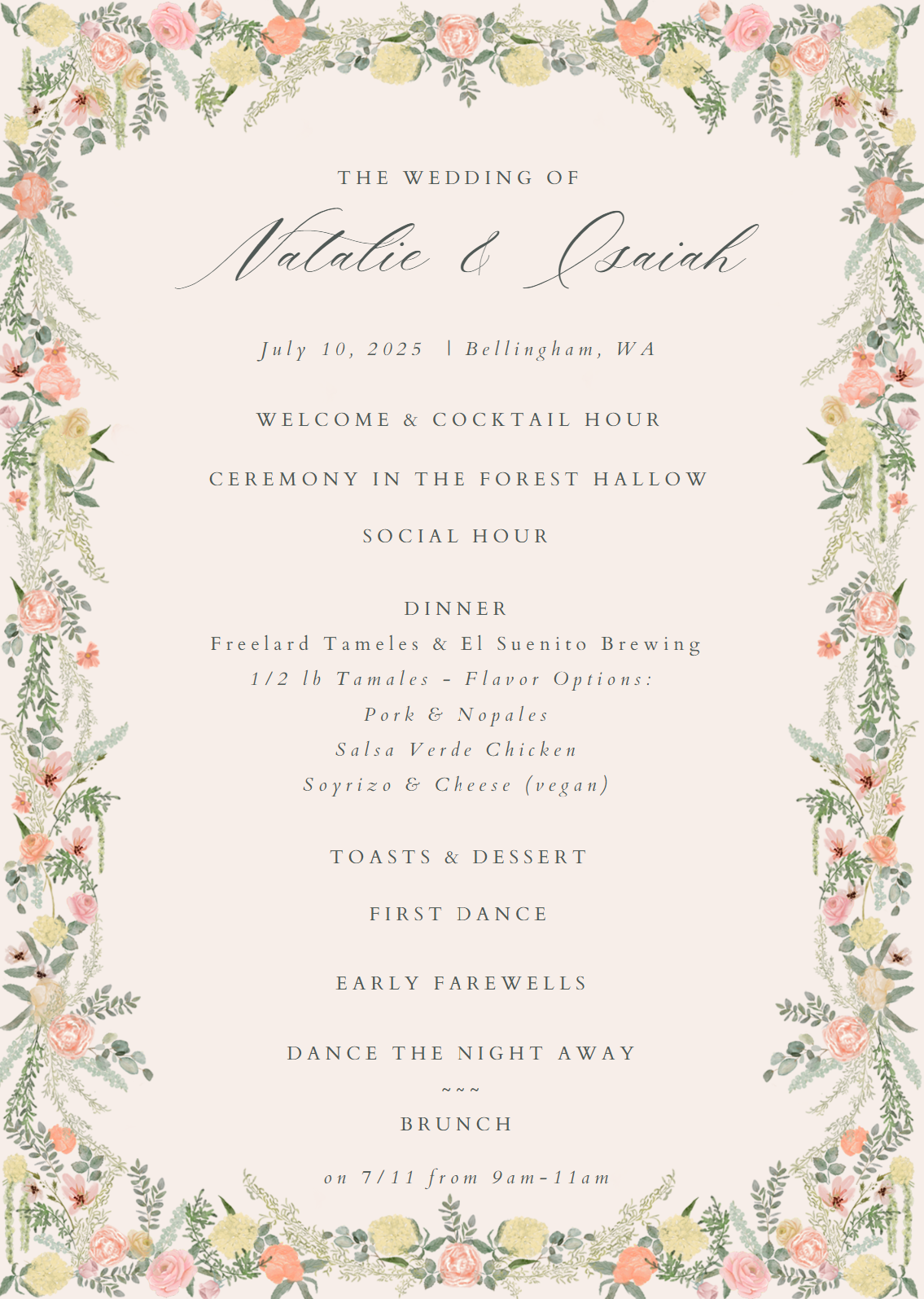 The Wedding Website of Natalie Bruner and Isaiah Johnson