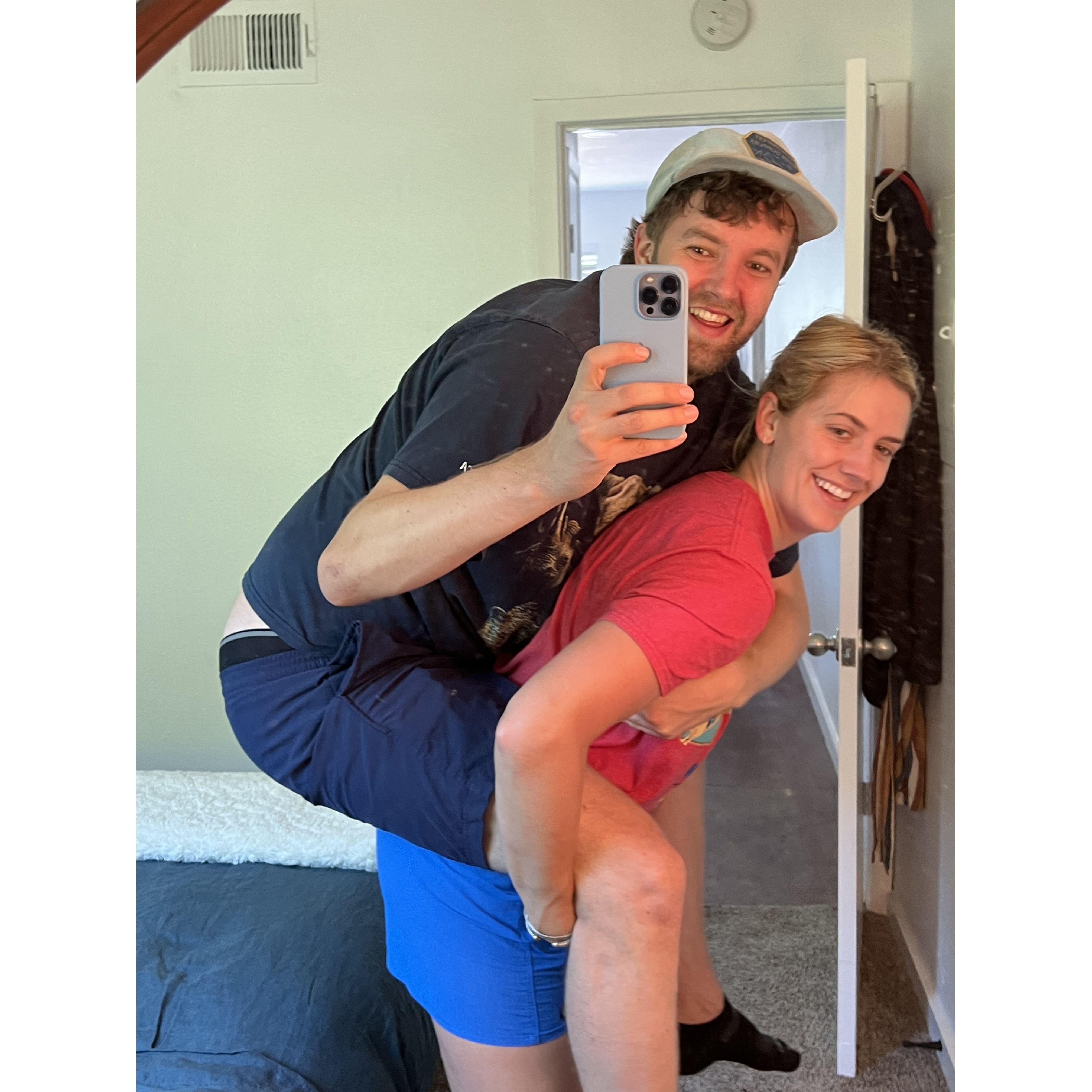 Our summer in Austin, TX. Brendan took a semester off from Harvard and followed Caroline down south...enduring the brutal heat.