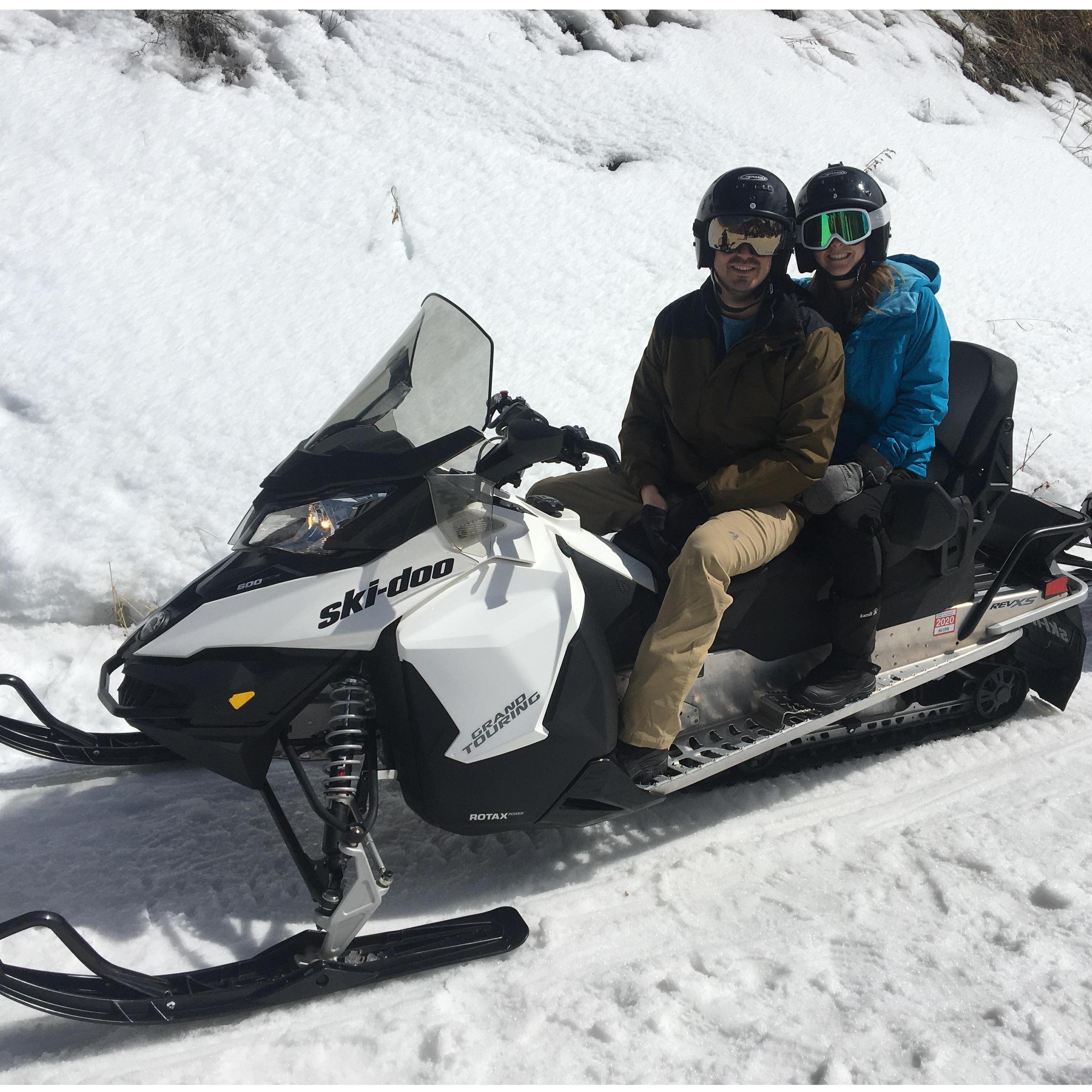 Not long after this, Jen took over driving and almost tipped it over- Vail, CO