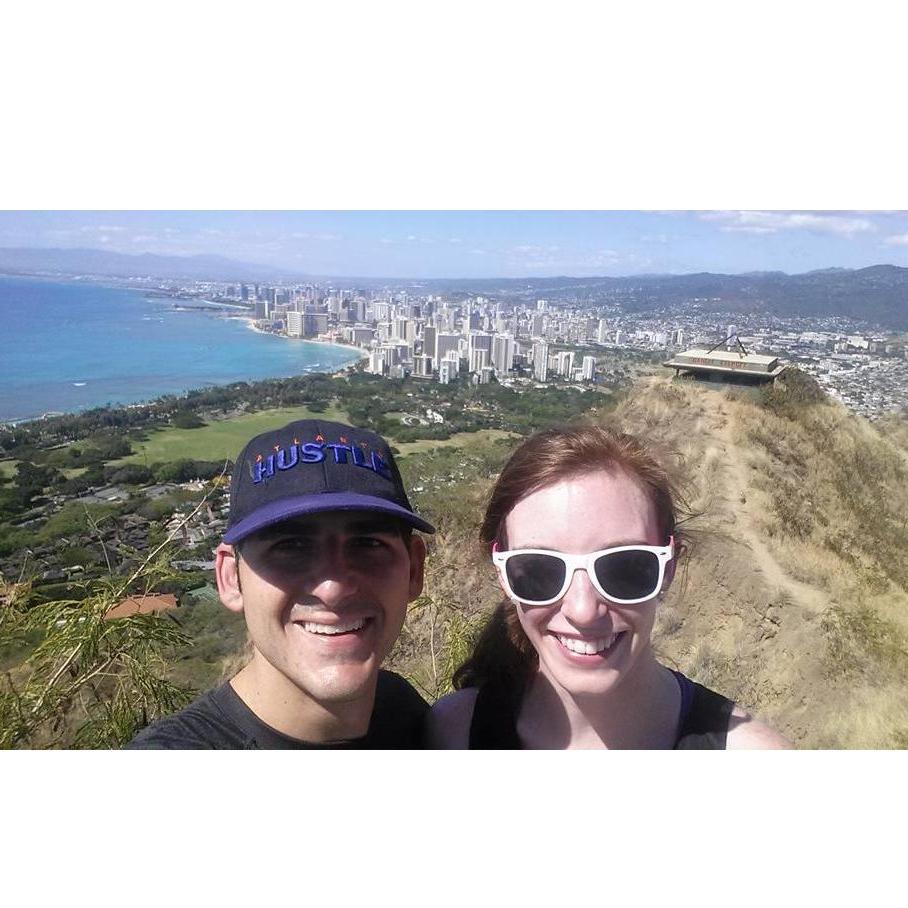Panorama of Waikiki from the top of Diamond Head. This snap comes from our Hawaii trip in 2016