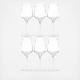 Frost Red Wine Glass, Set of 6